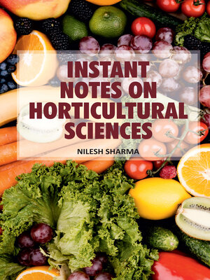 cover image of Instant Notes on Horticultural Sciences